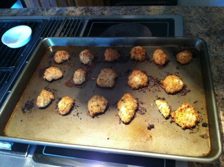 Fresh turkey nuggets