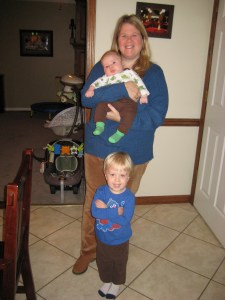 Camerons' first day of daycare/school pic. He looks as excited as I felt.